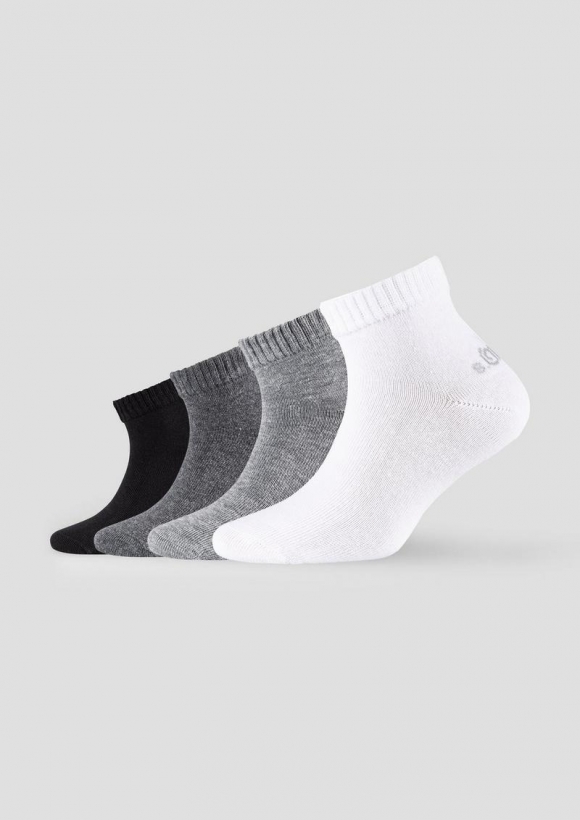 s.Oliver Multipack Socken aus Baumwollmix - steingrau