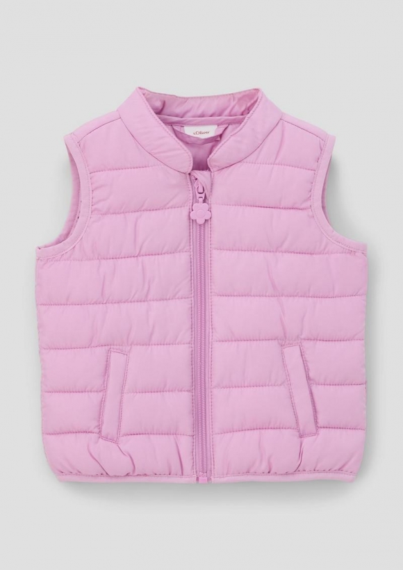 s.Oliver Steppweste mit Stehkragen - rosa