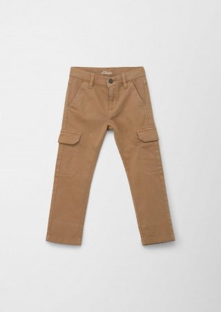 s.Oliver Pelle: Hose mit aufgesetzten Taschen - sandstein