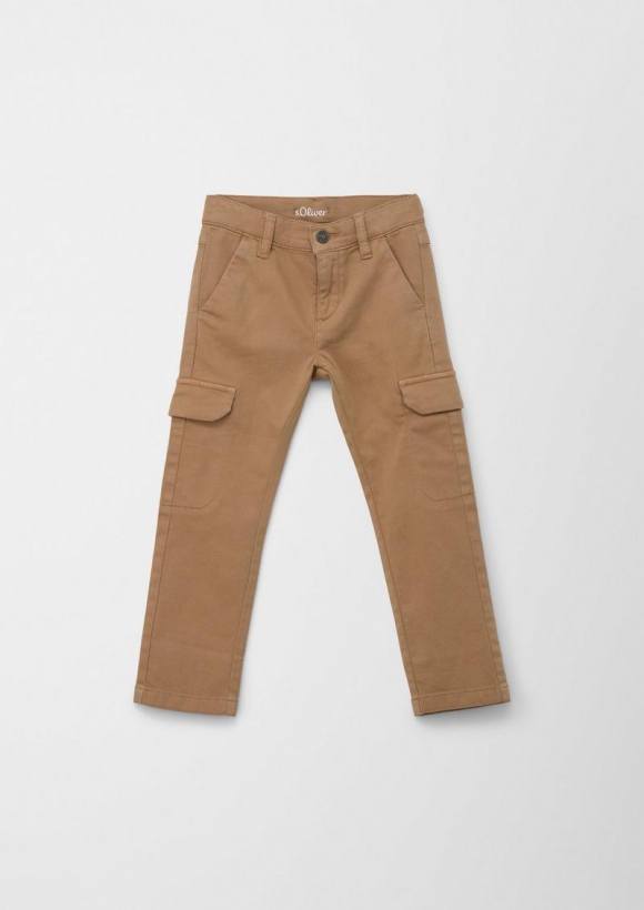 s.Oliver Pelle: Hose mit aufgesetzten Taschen - sandstein