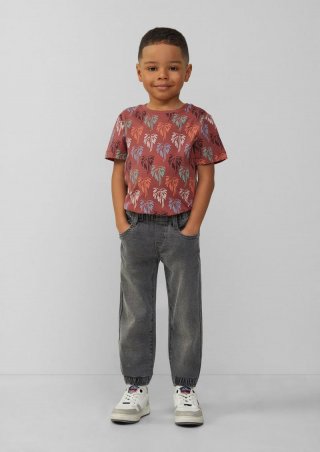 s.Oliver Jeans / Slim Fit / Mid Rise / Slim Leg / Weitenregulierung innen - steingrau