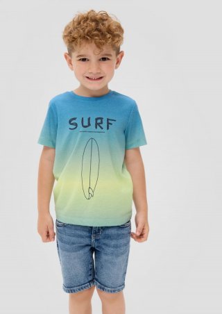 s.Oliver T-Shirt mit Farbverlauf - limettengrün