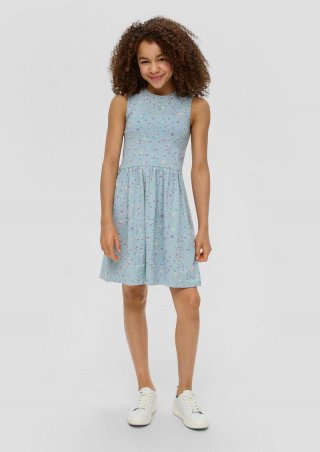 s.Oliver Minikleid mit Cut-out - helles türkis