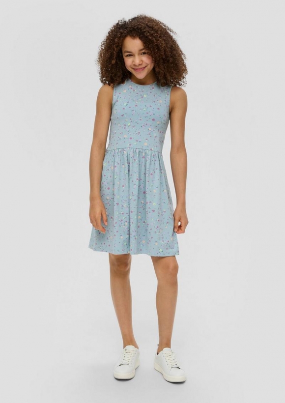 s.Oliver Minikleid mit Cut-out - helles türkis