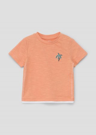 s.Oliver T-Shirt mit Layering-Detail - mango