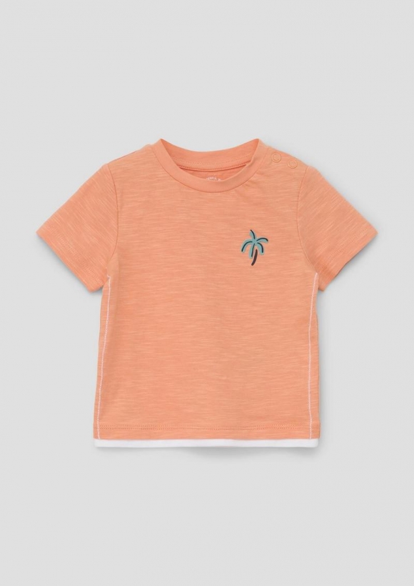 s.Oliver T-Shirt mit Layering-Detail - mango