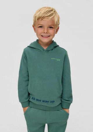 s.Oliver Sweatshirt mit Kängurutasche - minze