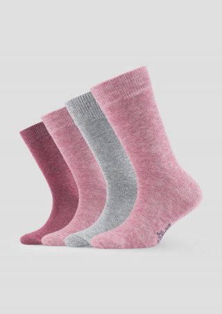 s.Oliver Socken im 4er-Pack - rosa