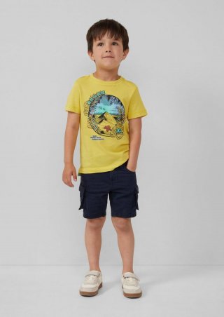 s.Oliver Bermuda Brad / Slim Fit / Mid Rise / Slim Leg / Cargo-Taschen - navy