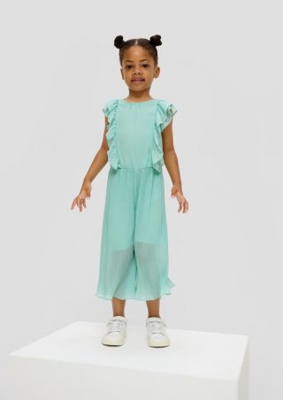 s.Oliver Jumpsuit aus Chiffon - ozeangrün