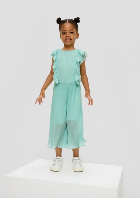 s.Oliver Jumpsuit aus Chiffon - ozeangrün