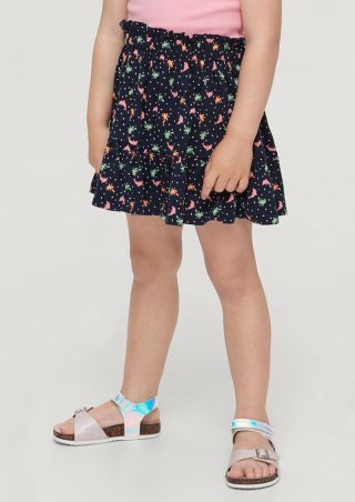 s.Oliver Rock mit Allover-Print - navy