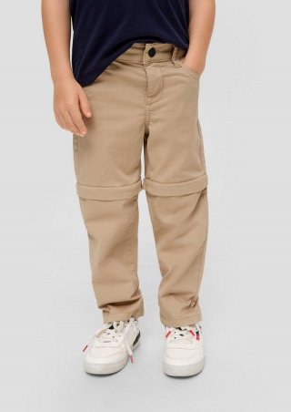 s.Oliver Relaxed: Hose mit Zip-off-Funktion - beige