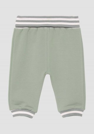 s.Oliver Jogpants im Loose Fit mit Rippblende - taubengrau