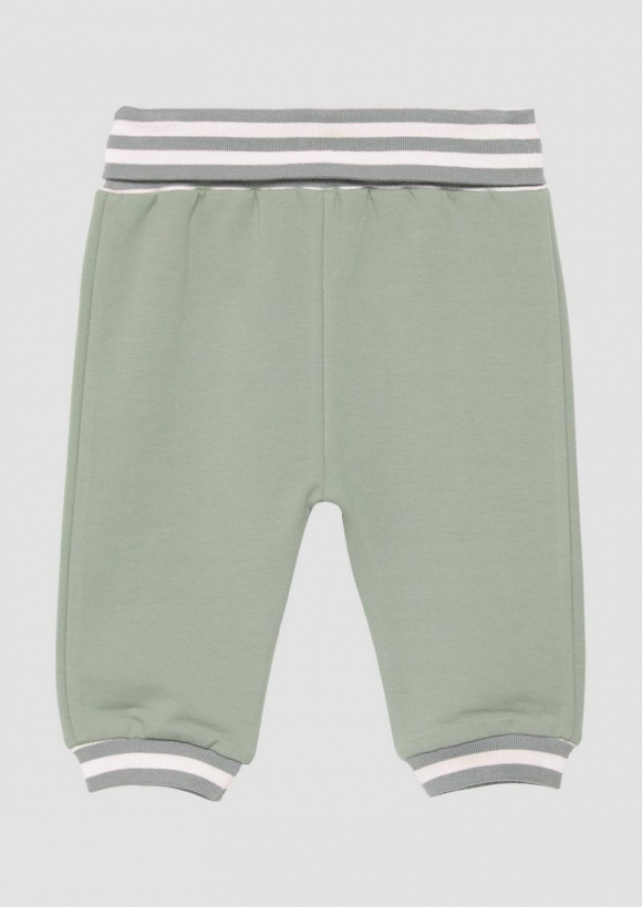 s.Oliver Jogpants im Loose Fit mit Rippblende - taubengrau