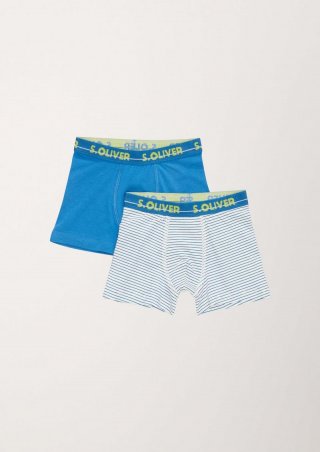 s.Oliver Doppelpack Jersey-Boxershorts - türkis