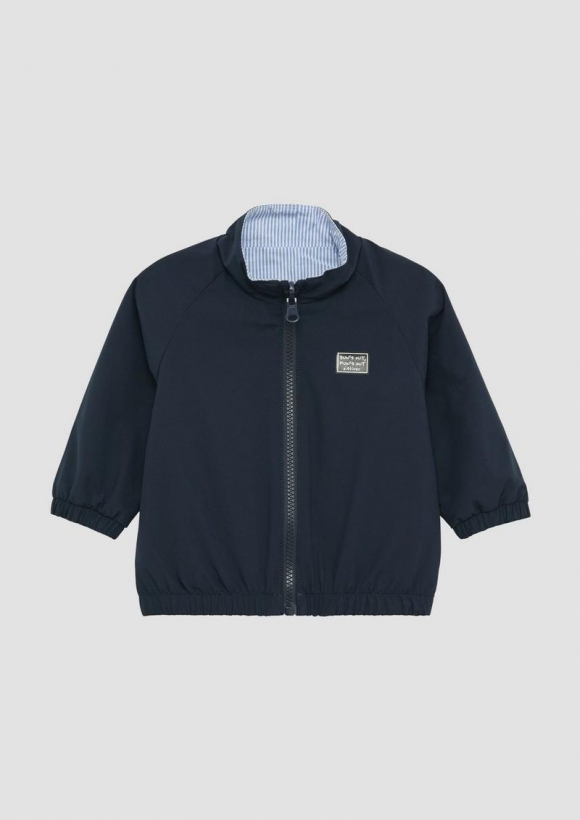 s.Oliver Leichte Wendejacke mit Printdetail - navy