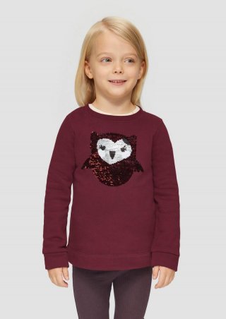s.Oliver Sweatshirt mit Wendepailletten - pink