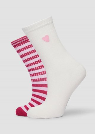 s.Oliver Socken im 2er-Pack - pink