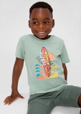 s.Oliver T-Shirt aus Baumwolle - ozeangrün
