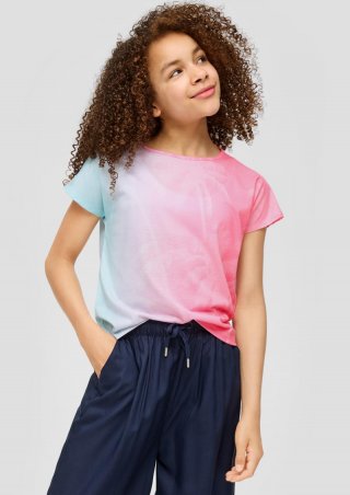 s.Oliver T-Shirt mit Sublimation-Print - pink