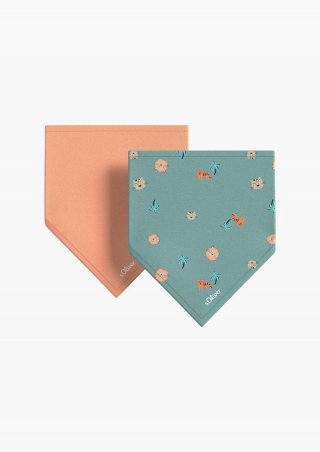 s.Oliver Doppelpack Baumwolltücher - mango