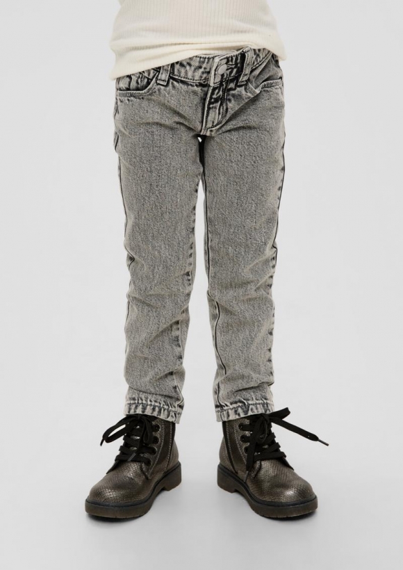 s.Oliver Jeans Kathy / Regular Fit / Mid Rise / Slim Leg - grau meliert