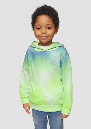 s.Oliver Sweatshirt mit Kapuze und Farbverlauf - grün