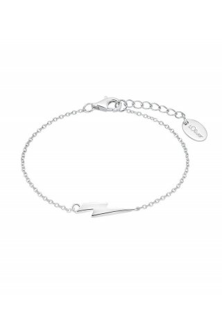 s.Oliver Armkette mit Blitz-Motiv - silber