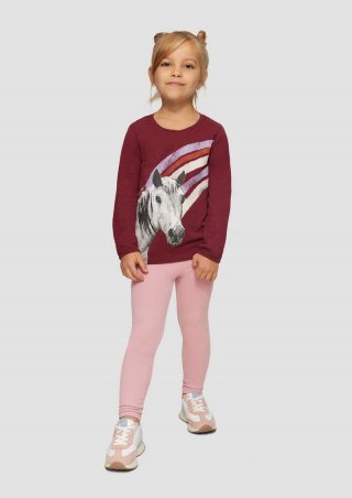 s.Oliver Leggings mit Glitzerbund - zartrosa