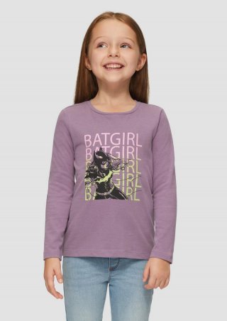 s.Oliver Langarmshirt mit Batgirl®-Print - flieder
