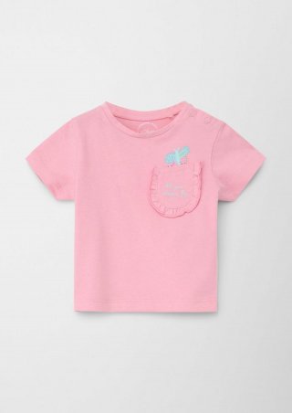 s.Oliver Jerseyshirt mit Brusttasche - rosa