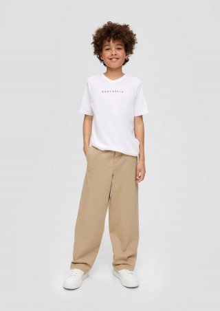 s.Oliver Twillhose in Baggy Fit - beige