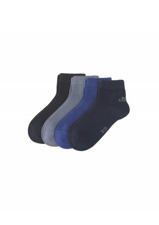 s.Oliver Socken im 4er-Pack - dunkelblau