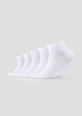 s.Oliver Sneakersocken im 5er-Pack - weiß