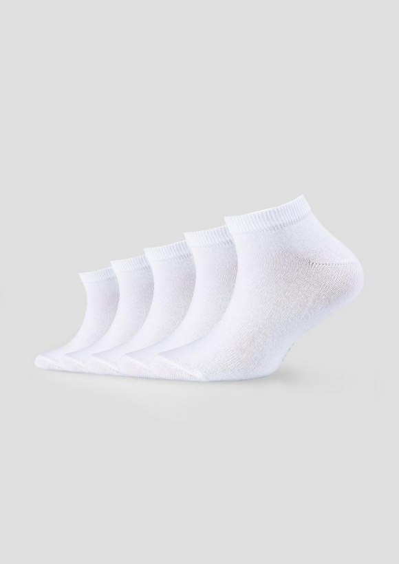 s.Oliver Sneakersocken im 5er-Pack - weiß
