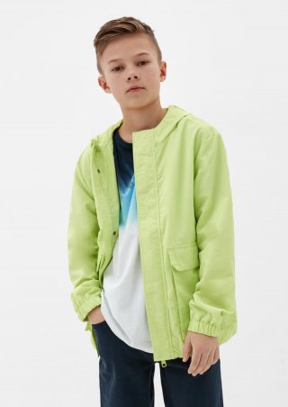 s.Oliver Windbreaker mit Kapuze - limettengrün