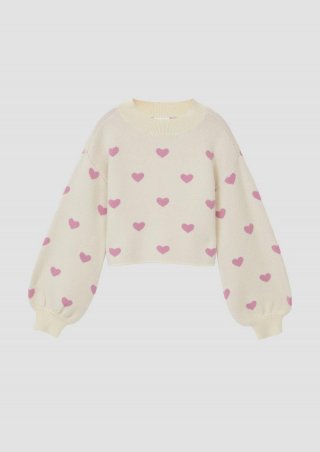s.Oliver Kurzer Strickpullover aus Viskosemix im Loose Fit - helles beige