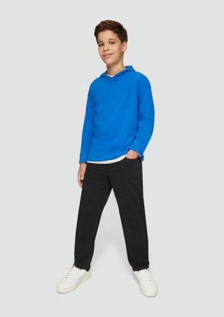 s.Oliver Hose Pete / Regular Fit / Mid Rise / Straight Leg - schwarz