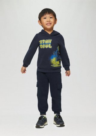 s.Oliver Jogginghose mit Cargotaschen - navy