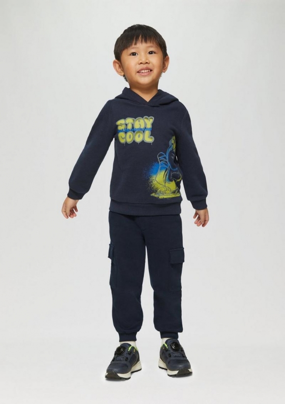 s.Oliver Jogginghose mit Cargotaschen - navy