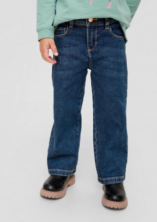 s.Oliver Jeans / Regular Fit / Mid Rise / Wide Leg / Weitenregulierung - blau