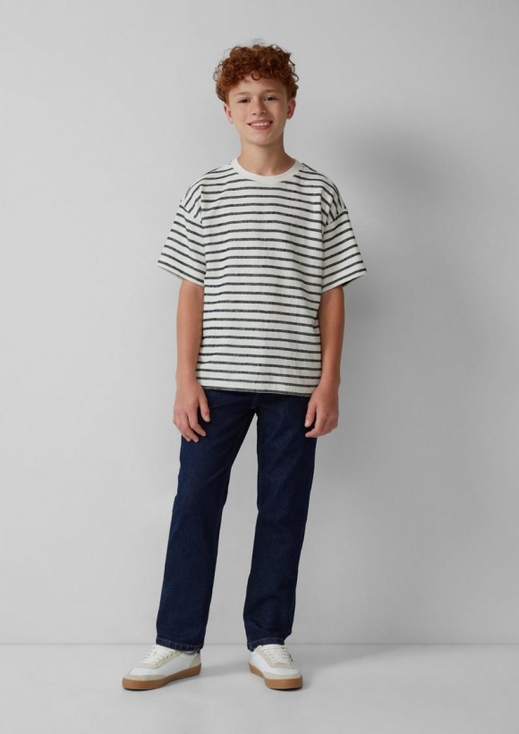 s.Oliver Jeans Pete / Regular Fit / Mid Rise / Straight Leg / Waschung - blau
