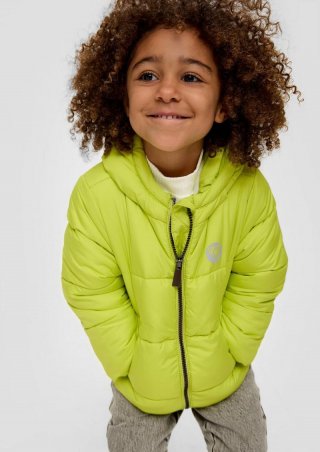 s.Oliver Steppjacke mit Fleece-Futter - limettengrün