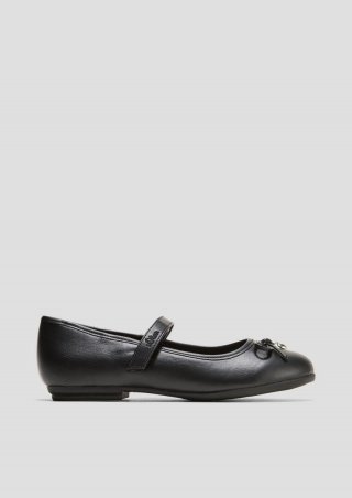 s.Oliver Ballerinas mit Schleifchen-Detail - schwarz