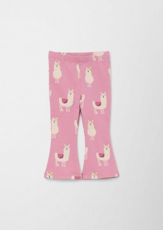 s.Oliver Leggings mit Flared Leg - rosa