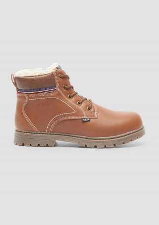 s.Oliver Stiefel - cognac