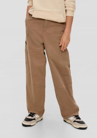 s.Oliver Baggy-Jeans / Loose Fit / Mid Rise / Straight leg - sandstein