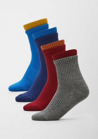 s.Oliver Socken im 4er-Pack - royalblau