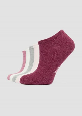 s.Oliver Sneakersocken im 5er-Pack - rosa